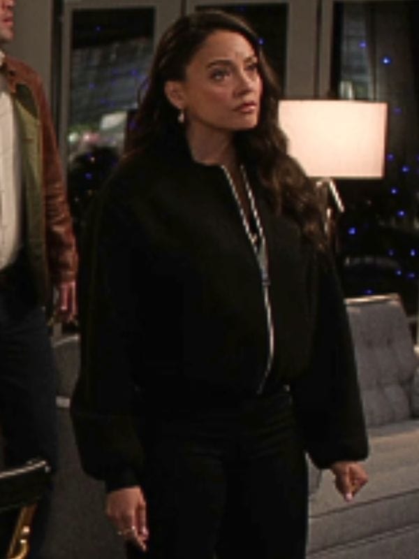 Found S02 Gabrielle Walsh Bomber Jacket Black