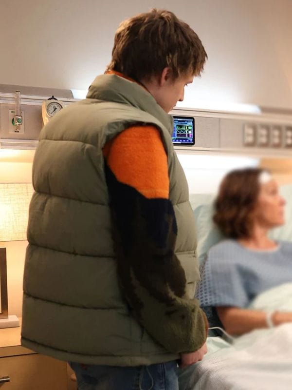 Found S02 Parker Queenan Green Puffer Vest