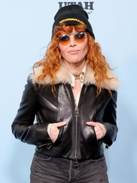 Free Leonard Peltier 2025 Natasha Lyonne Leather Jacket