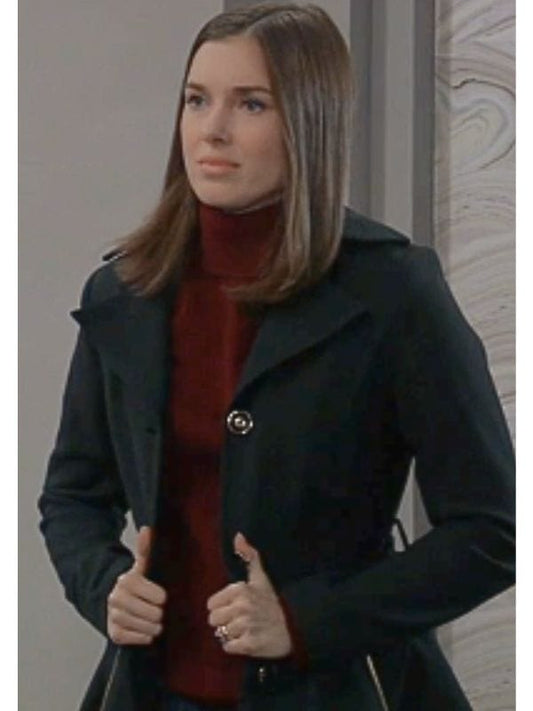 General Hospital 2025 Willow Tait Flared Coat