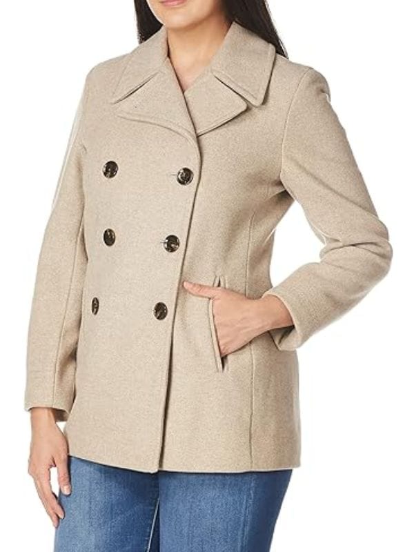 General Hospital Felicia Scorpio Beige Peacoat