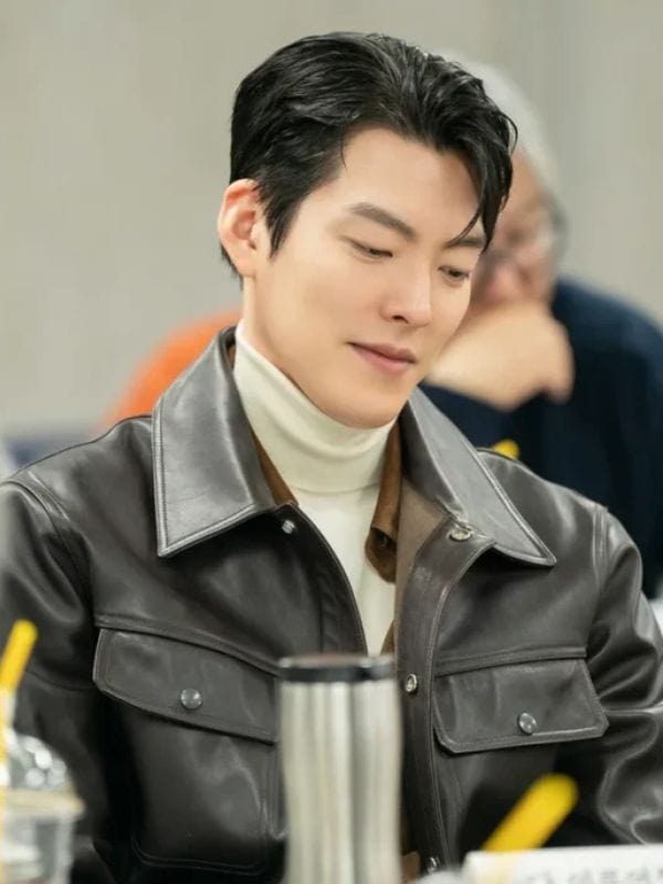 Genie Make a Wish S01 Kim Woo-bin Leather Jacket