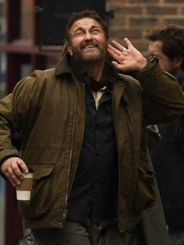 Gerard Butler Greenland Migration 2025 Green Jacket