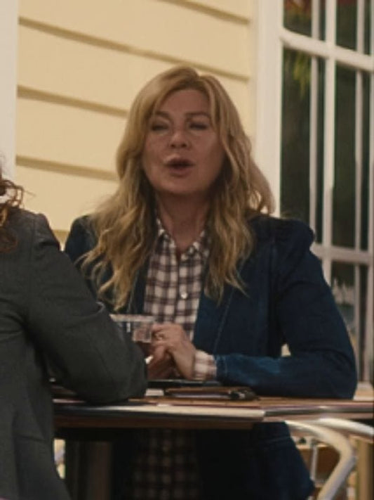 Good American Family S01 Ellen Pompeo Denim Blazer