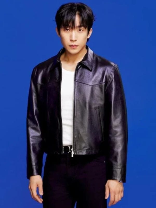 Good Boy S01 Lee Sang-yi Black Leather Jacket