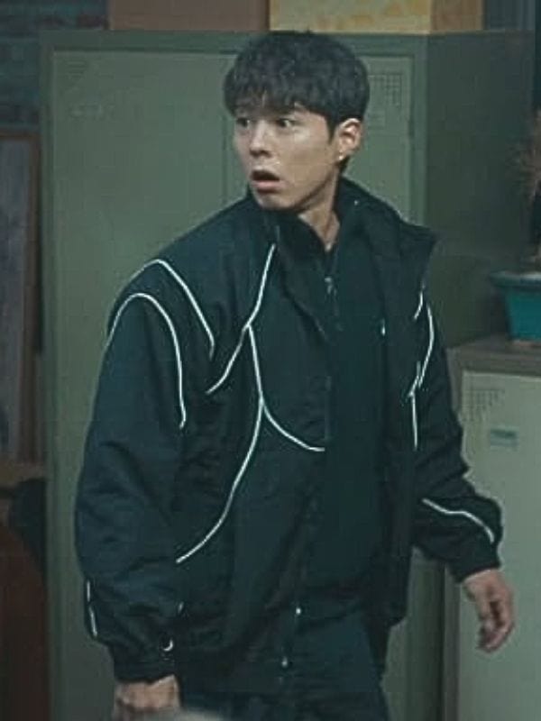Good Boy S01 Park Bo-gum Black Track Jacket