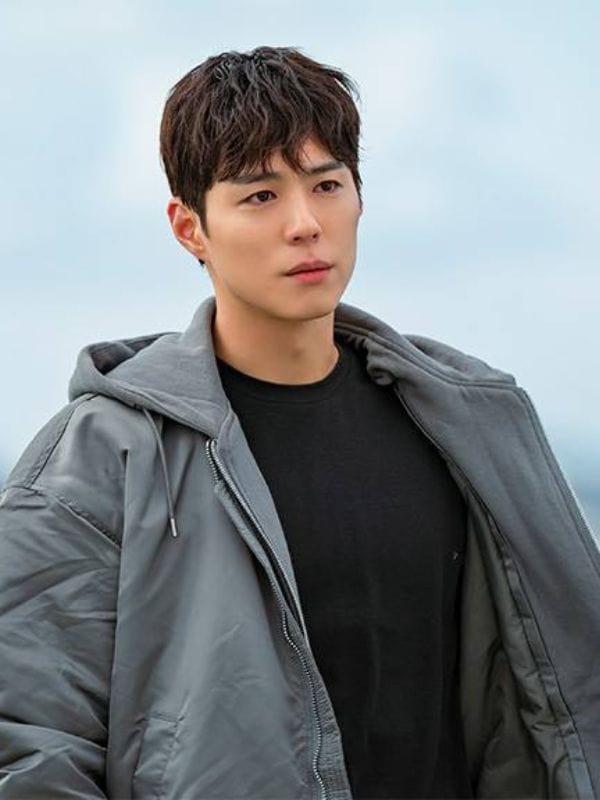 Good Boy S01 Park Bo-gum Grey Hooded Jacket