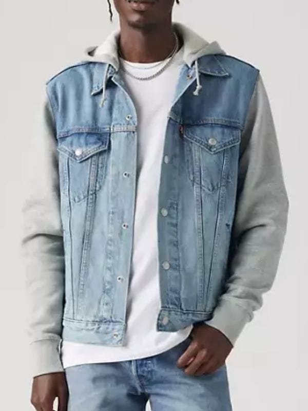 Got to Get Out S01 Rashad Jennings Denim Hooded Jacket