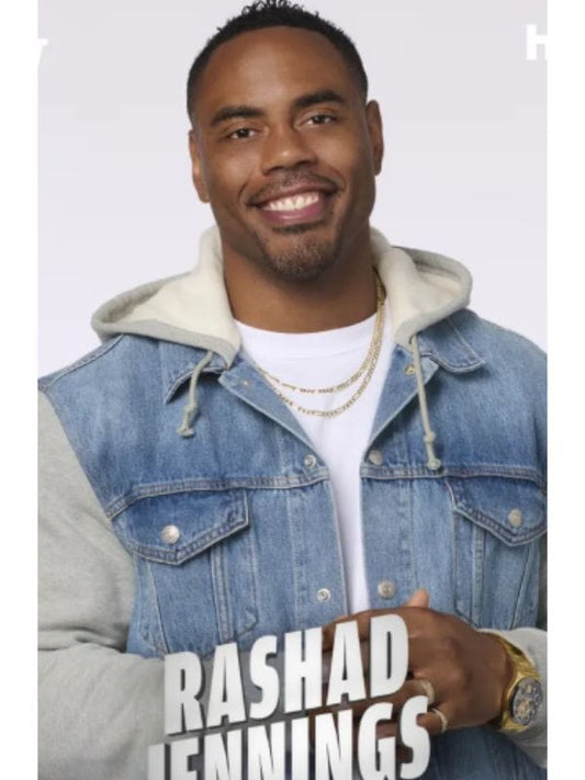 Got to Get Out S01 Rashad Jennings Denim Hooded Jacket