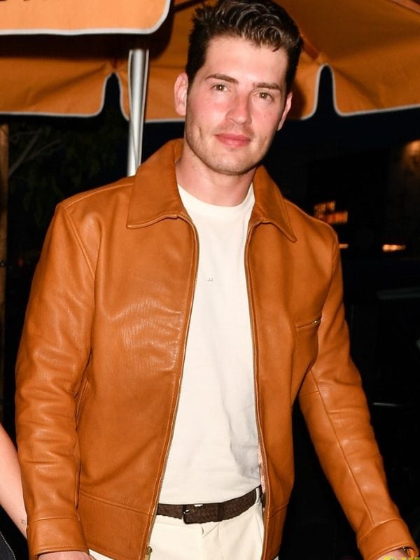 Gregg Sulkin Tan Classic Leather Jacket
