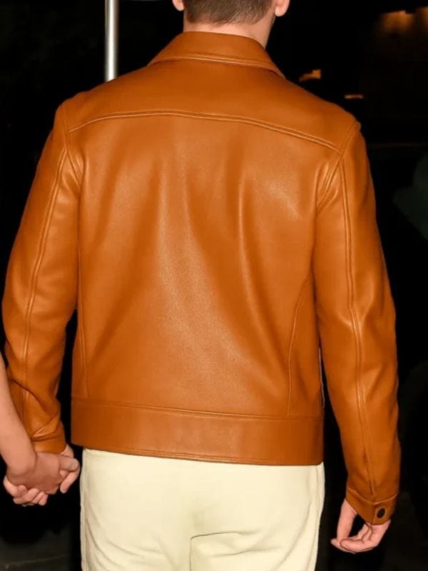 Gregg Sulkin Tan Classic Leather Jacket