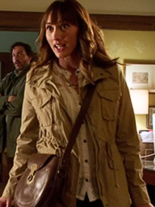 Grimm S04 Bree Turner Brown Hooded Jacket