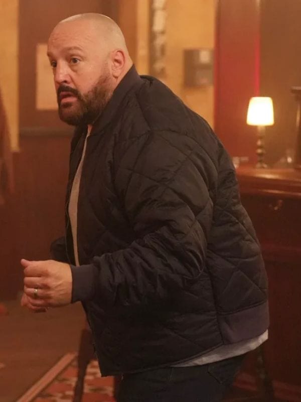 Guns Up 2025 Kevin James Black Quilted Jacket