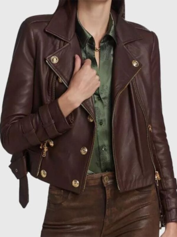 Hacks DJ Double Breasted Leather Jacket