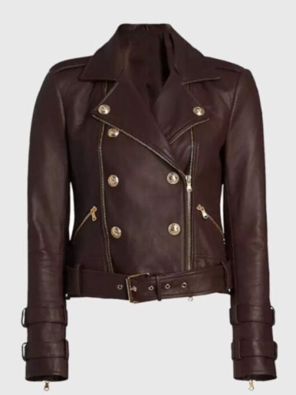 Hacks DJ Double Breasted Leather Jacket