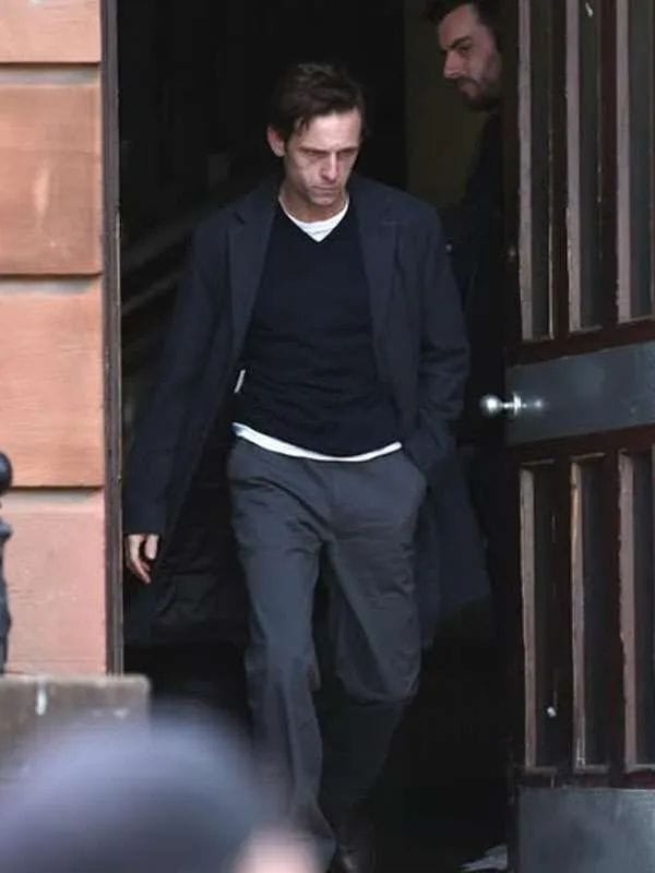 Half Man Jamie Bell Black Coat