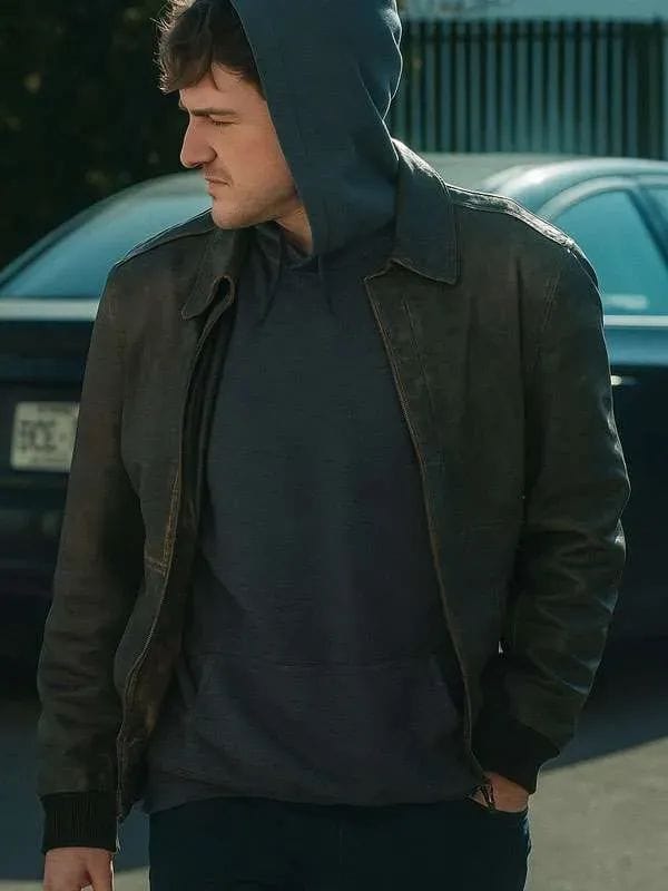 Halloween Aftermath Ryan Jaske Brown Leather Jacket