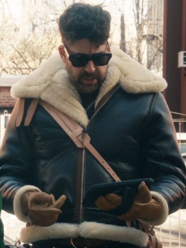 Harry Keshegian The Equalizer S04 Black Shearling Jacket