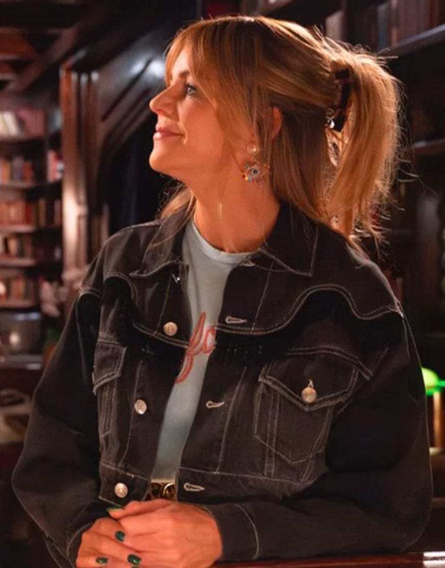 High Potential Morgan Crop Denim Jacket