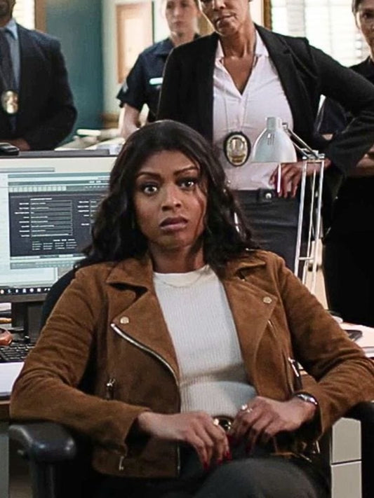 High Potential S01 Daphne Brown Suede Jacket