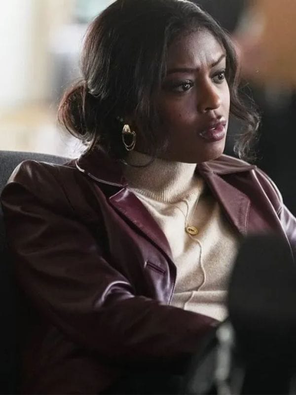 High Potential S01 Javicia Leslie Leather Blazer Daphne High Potential S01 Javicia Leslie Leather Blazer