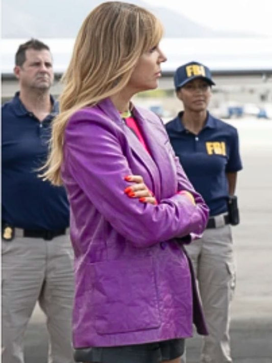 High Potential S01 Morgan Purple Blazer