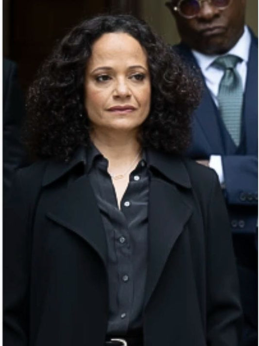 High Potential S01 Selena Black Trench Coat