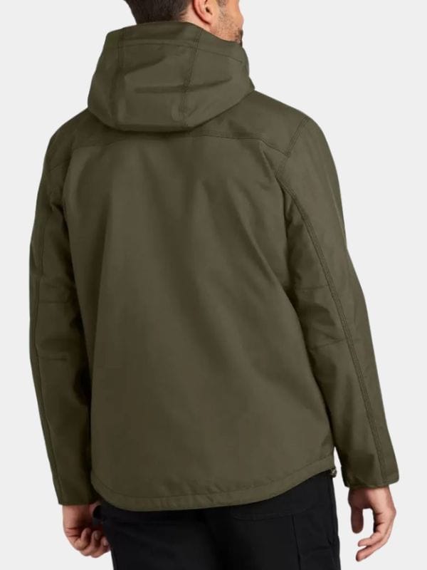 Holiday Touchdown Matthew Daddario Green Jacket