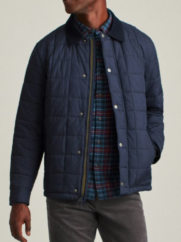 Hudson and Rex S07 Justin Kelly Blue Quilted Jacket