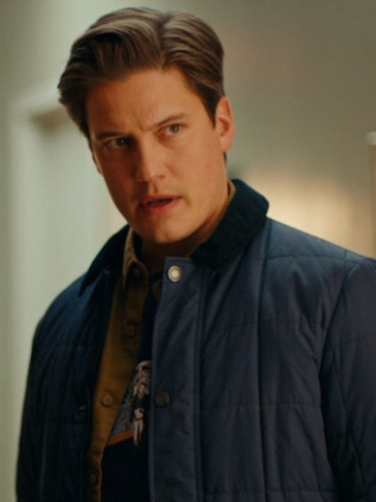 Hudson and Rex S07 Justin Kelly Blue Quilted Jacket