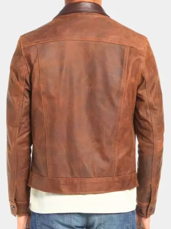 Ian Harding Our Little Secret 2024 Brown Jacket