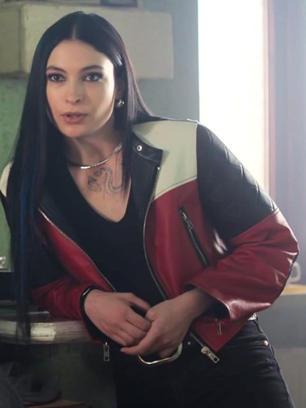 Irina Artenii Subteran S01 Cropped Leather Jacket