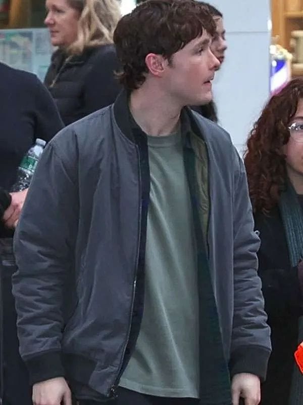Jack Alcott Dexter Resurrection S01 Grey Bomber Jacket