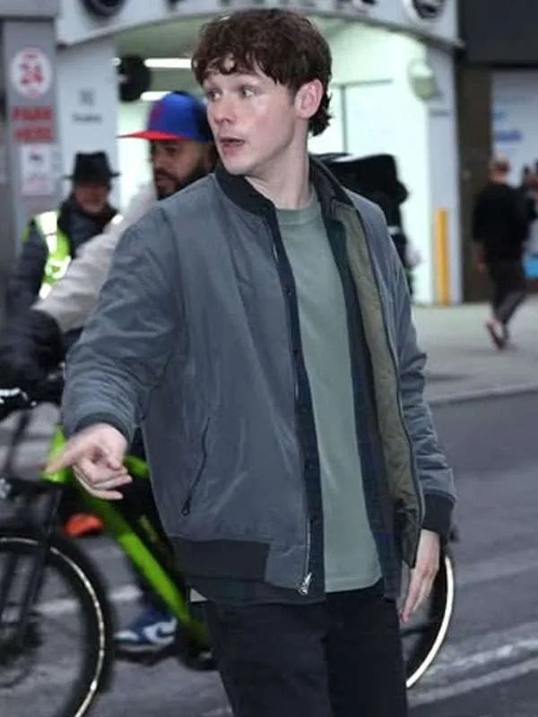 Jack Alcott Dexter Resurrection S01 Grey Bomber Jacket
