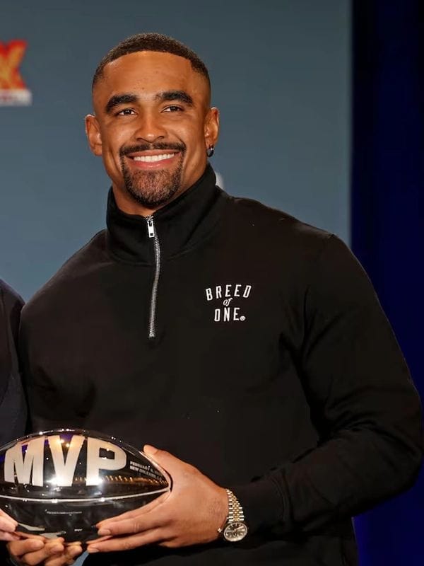Jalen Hurts Super Bowl LIX MVP Breed Of One Jacket Black