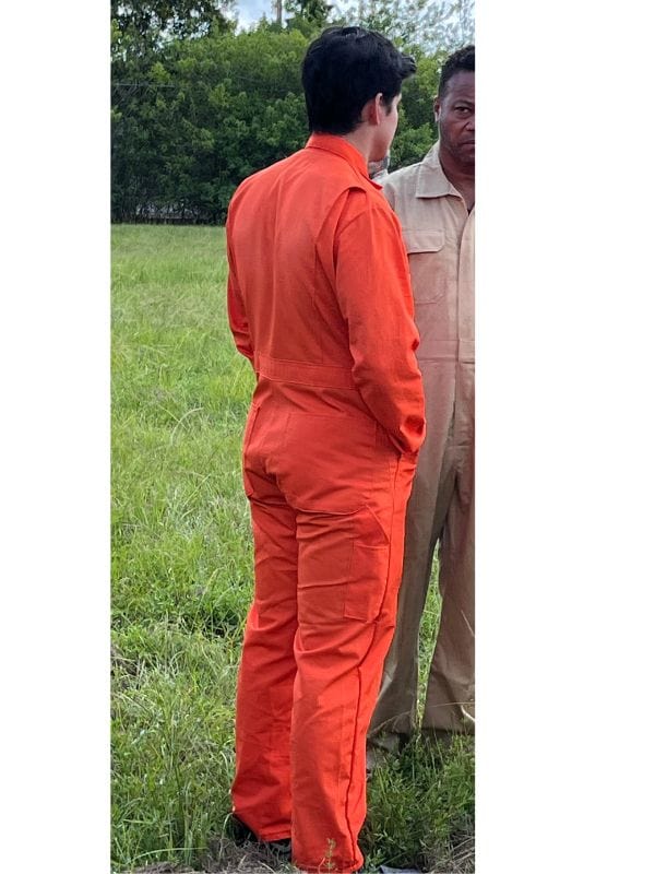 James Barrington The Firing Squad 2024 Orange Jumpsuit