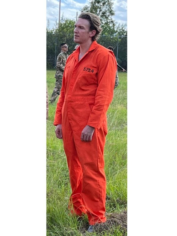 James Barrington The Firing Squad 2024 Orange Jumpsuit