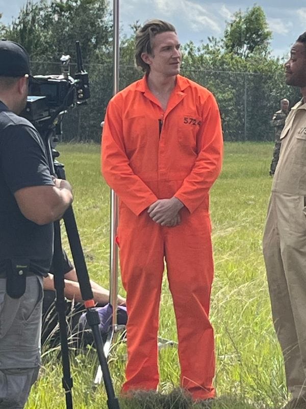 James Barrington The Firing Squad 2024 Orange Jumpsuit