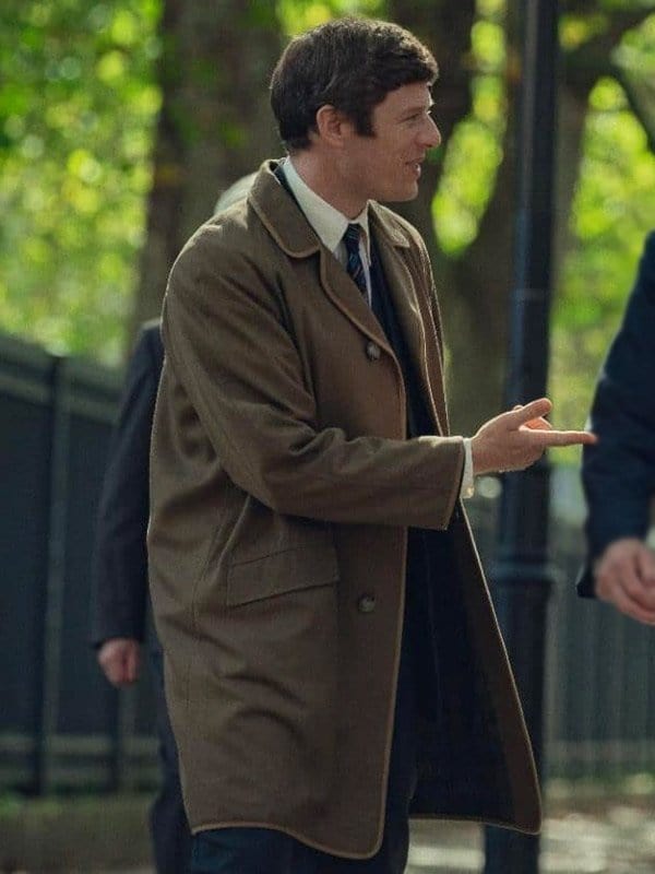 James Norton Joy 2024 Brown Coat James Norton Joy 2024 Brown Coat