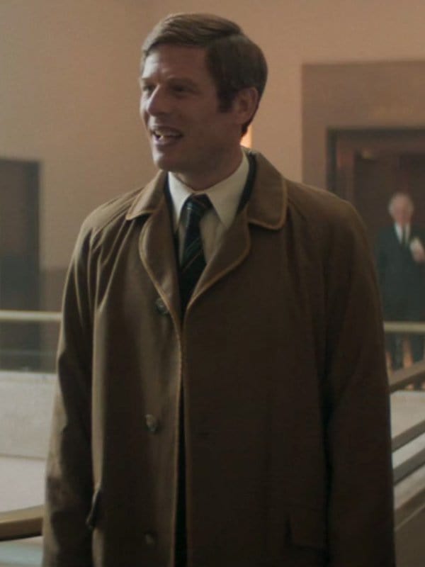 James Norton Joy 2024 Brown Coat James Norton Joy 2024 Brown Coat