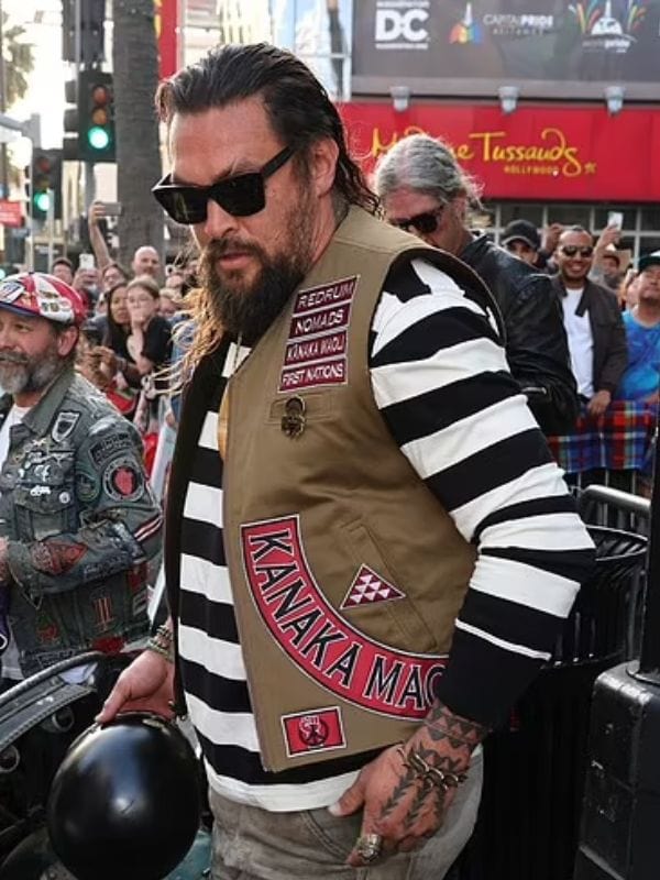 Jason Momoa The Bikeriders 2024 Premiere Vest