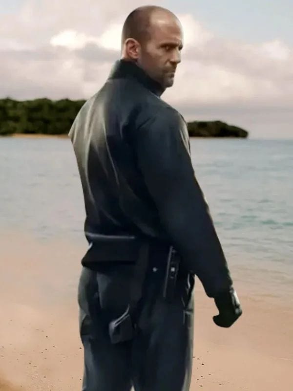 Jason Statham A Working Man 2025 Black Jacket