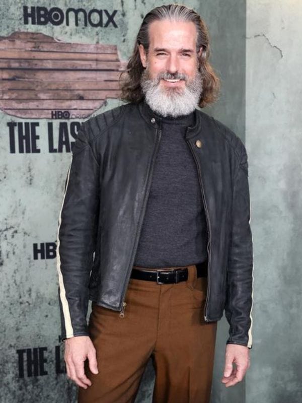 Jeffrey Pierce The Last of Us Black Leather Jacket
