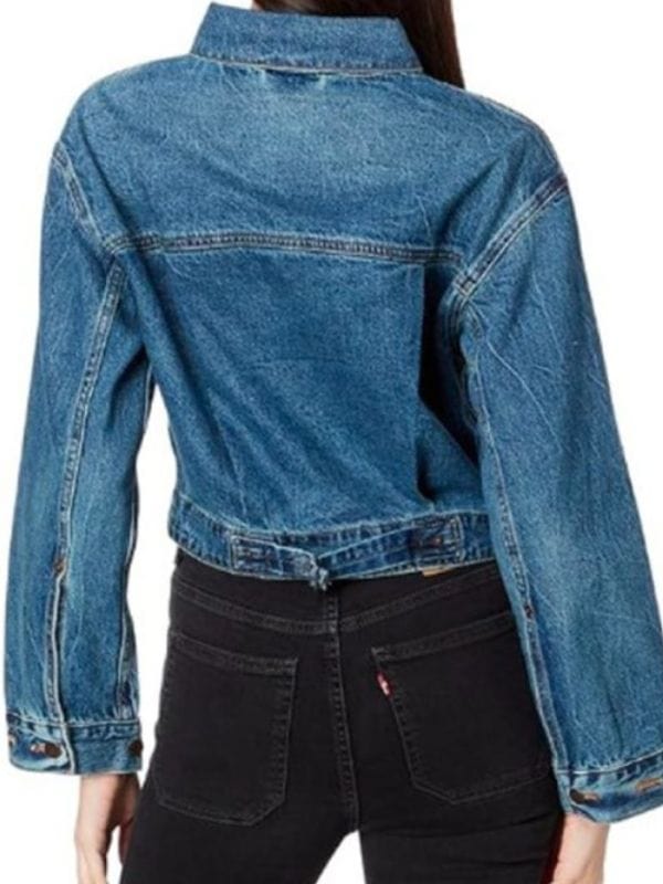 Jillian Bell Kinda Pregnant 2025 Denim Jacket
