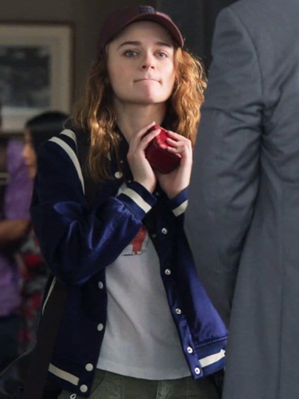 Joey King A Family Affair 2024 Varsity Jacket Joey King A Family Affair 2024 Varsity Jacket