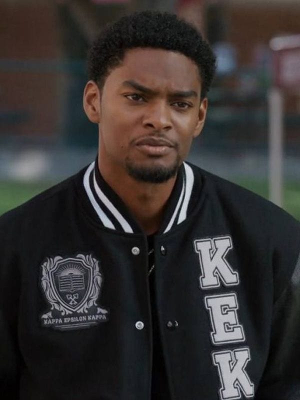 JR All American Homecoming S02 Black Varsity Jacket