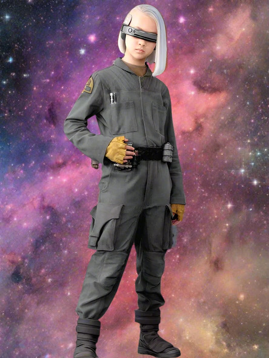 KB Star Wars Skeleton Crew Grey Jumpsuit