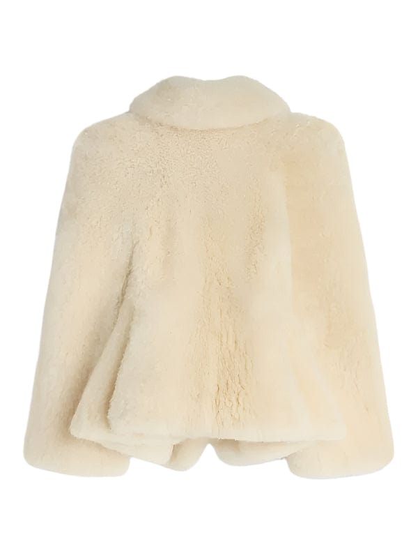 Kendall Jenner Off white Fur Short Coat