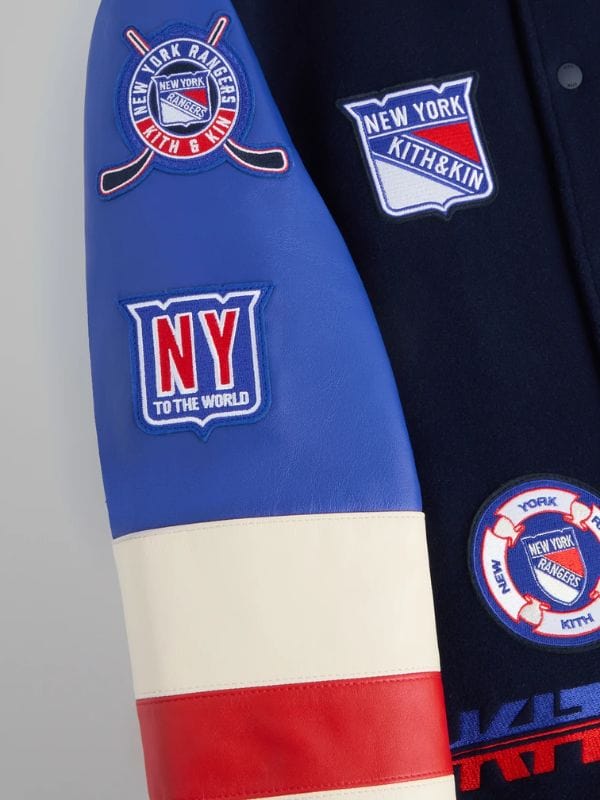 Kith x New York Rangers 1994 Stanley Cup Champions Jacket Blue