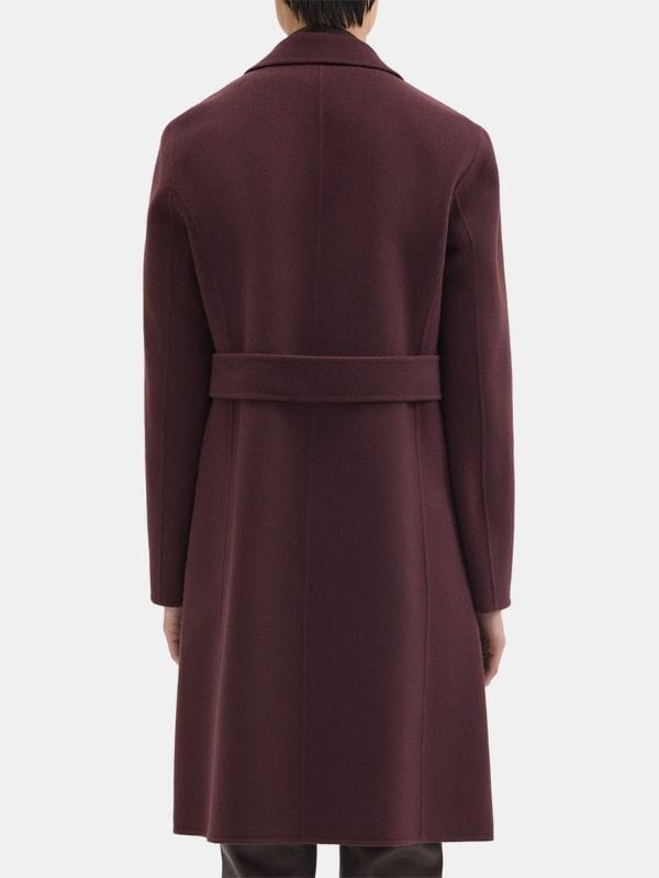 Law and Order S24 Samantha Maroun Burgundy Coat